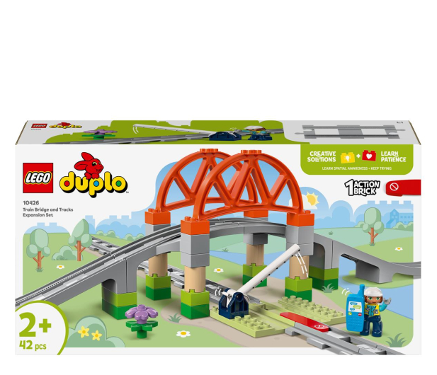 LEGO DUPLO 10426 Most i tory kolejowe – zestaw rozszerzający - 1284205 - zdjęcie